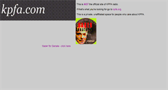 Desktop Screenshot of kpfa.com